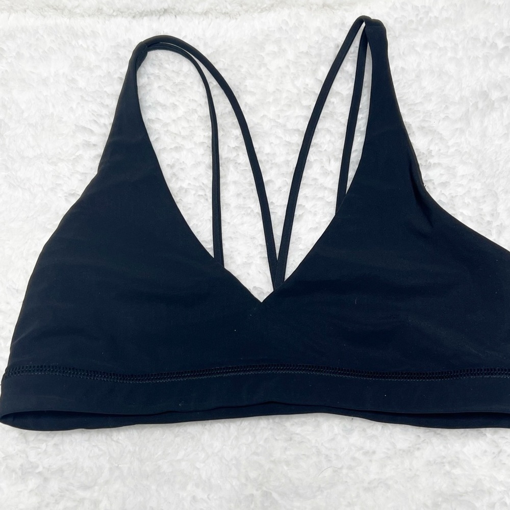 lululemon athletica Black Strappy Sports Bra